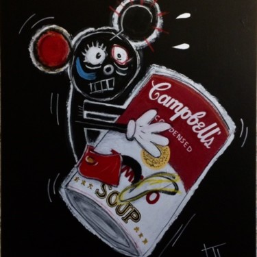 Картина под названием "Mick Campbell's" - Joel Larribeau, Подлинное произведение искусства, Акрил Установлен на Деревянная р…