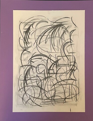 Drawing titled "fusain" by Joel Montemagni (JOMO), Original Artwork, Charcoal