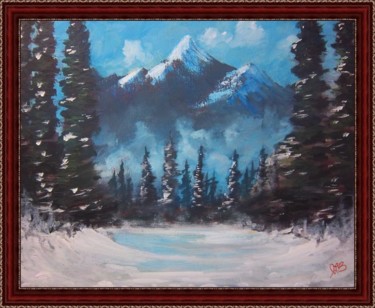 Painting titled "Snow" by Joe La Bianca, Original Artwork