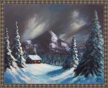 Pittura intitolato "cabin-010.jpg" da Joe La Bianca, Opera d'arte originale