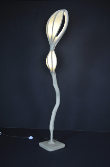Design mit dem Titel "Voiles de lumière" von Joël Bartz, Original-Kunstwerk, Leuchte