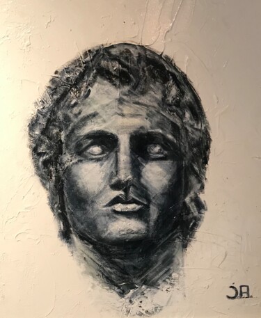 Peinture intitulée "Alexandre le grand" par Joele Ardans, Œuvre d'art originale, Acrylique