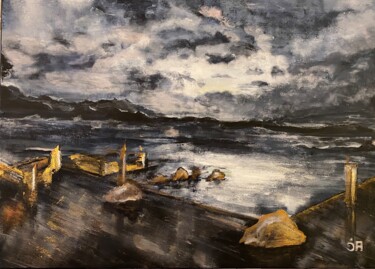 Pittura intitolato "Corsica" da Joele Ardans, Opera d'arte originale, Acrilico