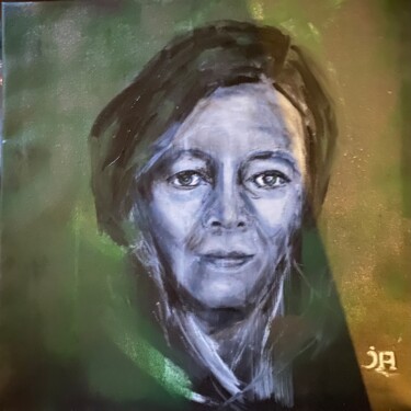 Peinture intitulée "Romaine Brooks" par Joele Ardans, Œuvre d'art originale, Acrylique