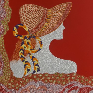 Peinture intitulée "Madame rêve" par Joelle Benhamou, Œuvre d'art originale, Acrylique
