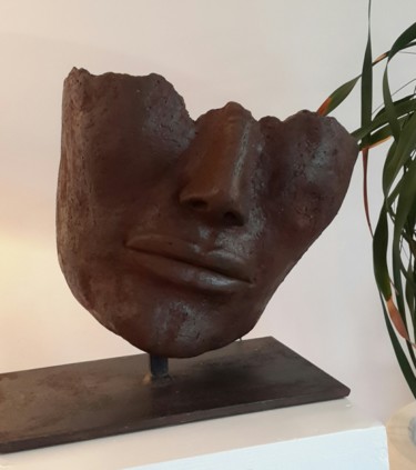 Skulptur mit dem Titel "Clovis" von Joëlle Boutherin, Original-Kunstwerk, Keramik