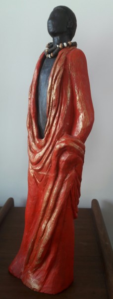 Sculpture titled "Samburu" by Joëlle Boutherin, Original Artwork, Ceramics