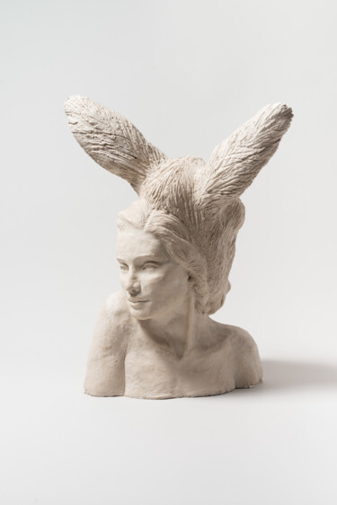 Escultura titulada "Peau d'âne" por Joëlle Buard, Obra de arte original, Resina