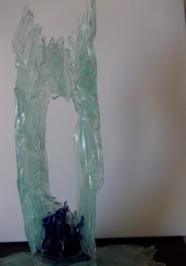 Sculpture titled "Cristal" by Joelle Gavin, Original Artwork, Glass
