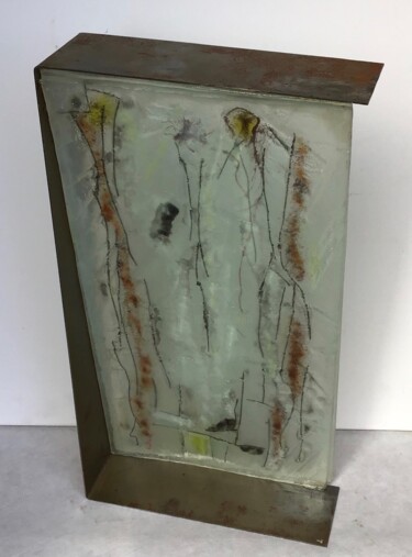 Skulptur mit dem Titel "Ombre" von Joelle Gavin, Original-Kunstwerk, Glas