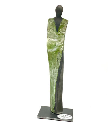 Sculpture intitulée "GR-SIL3" par Joelle Laboue, Œuvre d'art originale, Terre cuite