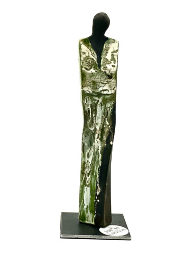 Sculpture titled "GR-SIL2" by Joelle Laboue, Original Artwork, Terra cotta