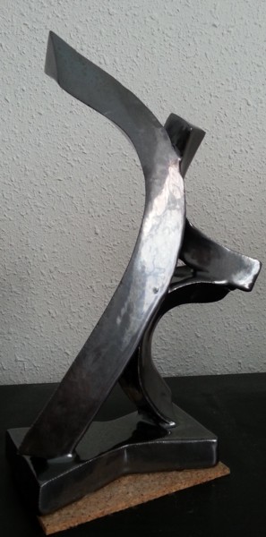 Sculpture titled "Suivez moi !" by Joëlle Thanel, Original Artwork, Ceramics