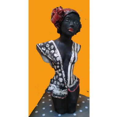 Escultura titulada "melissa" por Joelle Sala, Obra de arte original, Cerámica