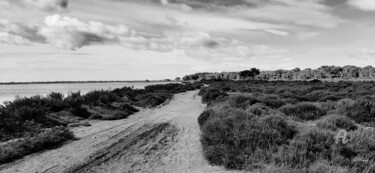 Photographie intitulée "Entre terre et ciel" par Joel Lescoules, Œuvre d'art originale, Photographie non manipulée Monté sur…