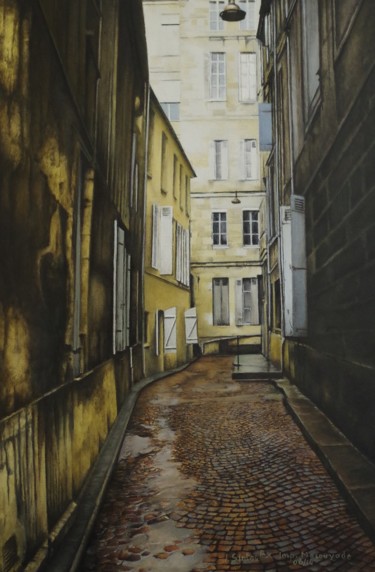 Peinture intitulée "Bordeaux impasse ma…" par Joël Sintas, Œuvre d'art originale