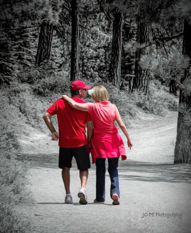 Photography titled "sweethearts in red" by Joe Pate, Original Artwork, Digital Photography