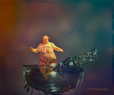 Photography titled "leprechaun water fun" by Joe Pate, Original Artwork, Manipulated Photography