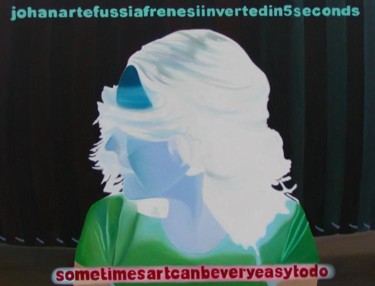 Pintura titulada "Inverted in 5 secon…" por Johana Uvence, Obra de arte original