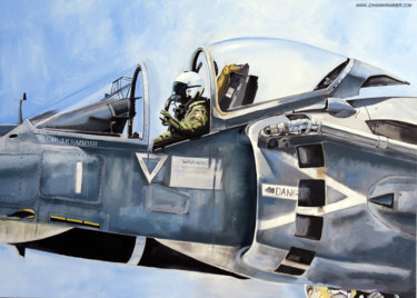 Painting titled "Pilot.jpg" by Johann Krammer, Original Artwork, Oil