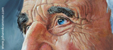 Ζωγραφική με τίτλο "Krammer Eyes.jpg" από Johann Krammer, Αυθεντικά έργα τέχνης, Λάδι