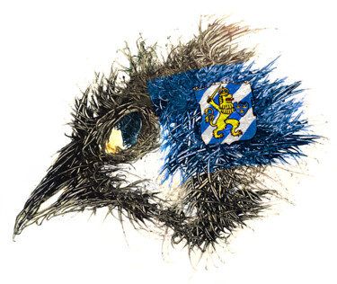 Arts numériques intitulée "Pandemi Bird Götebo…" par Johann Sidlo, Œuvre d'art originale, Peinture numérique