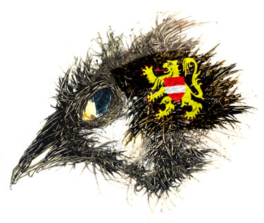 "Pandemi Bird Flamlä…" başlıklı Dijital Sanat Johann Sidlo tarafından, Orijinal sanat, Dijital Resim