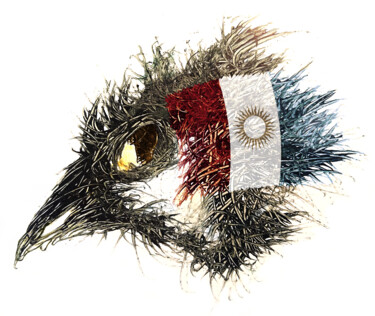 Digital Arts titled "Pandemi Bird Córdoba" by Johann Sidlo, Original Artwork, Digital Painting