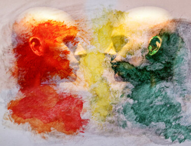Arts numériques intitulée "La réunion" par Johann Sidlo, Œuvre d'art originale, Peinture numérique