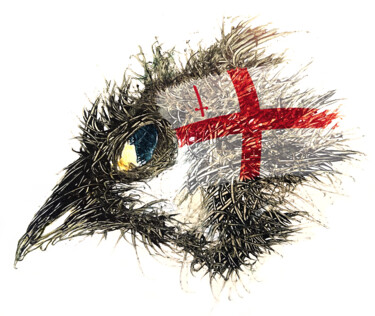 Digital Arts titled "Pandemi Bird CITY O…" by Johann Sidlo, Original Artwork, Digital Painting