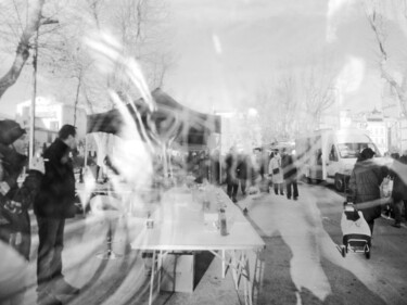 Fotografie mit dem Titel "Le marché 1" von Johanna Bouvarel, Original-Kunstwerk, Digitale Fotografie Auf Aluminium montiert