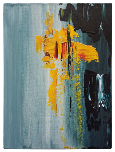 Malerei mit dem Titel "023" von Johanna Marie Schimming, Original-Kunstwerk, Acryl Auf Karton montiert