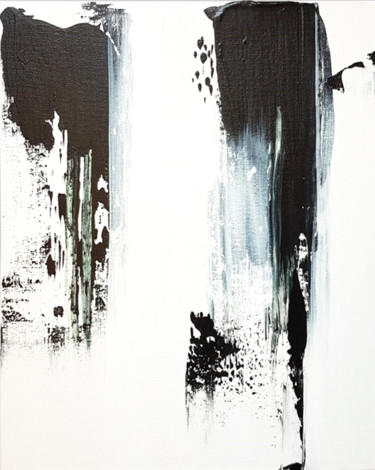 Painting titled "032" by Johanna Marie Schimming, Original Artwork, Acrylic Mounted on Cardboard