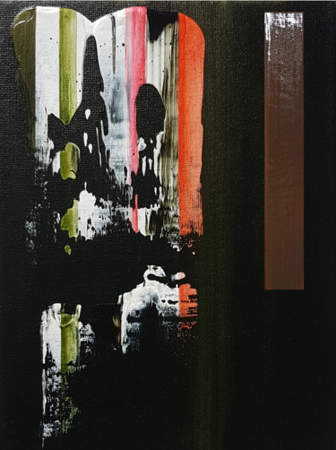 061 Peinture intitulée "061" par Johanna Marie Schimming, Œuvre d'art originale, Acrylique Monté sur Carton