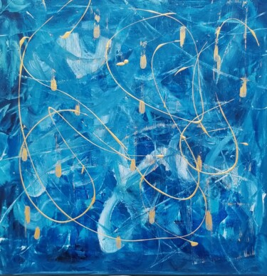 Картина под названием "Firefly lane" - Johanne Monique Dufour (Monique J Dufour), Подлинное произведение искусства, Акрил Ус…