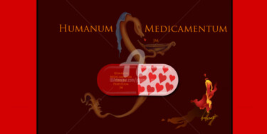 Digitale Kunst mit dem Titel "Humanum-Medicamentu…" von Johannes Murat, Original-Kunstwerk