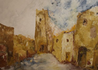 Peinture intitulée "Ghardaia, Algerie" par Johan Roels, Œuvre d'art originale, Huile