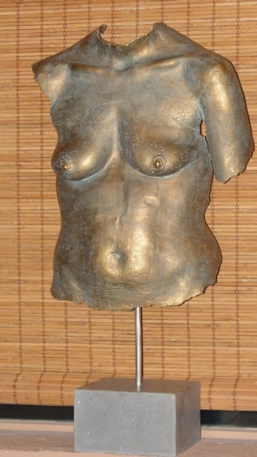 Peinture intitulée "Bronze femme" par Storm, Œuvre d'art originale