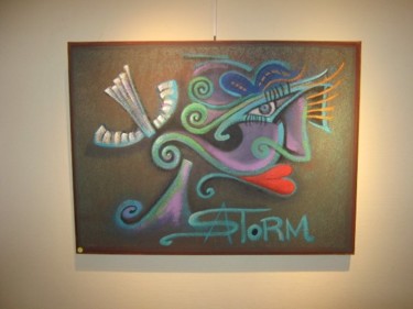 Peinture intitulée "2652_1118970731309_…" par Storm, Œuvre d'art originale