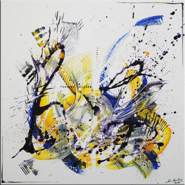 Картина под названием "Strokes - Peinture…" - John Beckley, Подлинное произведение искусства, Акрил