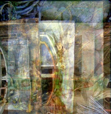 Digital Arts titled "De schuur -02" by John Calder Gunn, Original Artwork, Digital Collage