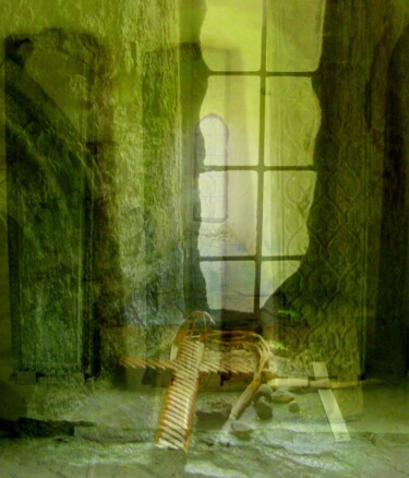 Arte digital titulada "Iona" por John Calder Gunn, Obra de arte original, Collages digitales