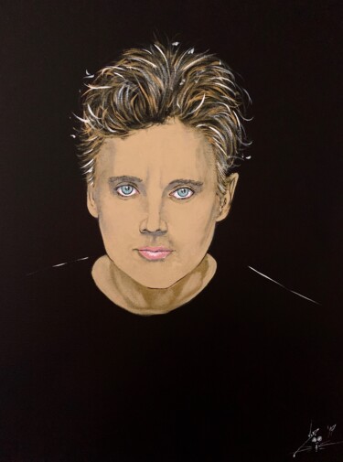 Painting titled "Roger Taylor" by John Creekmore, Original Artwork, Acrylic