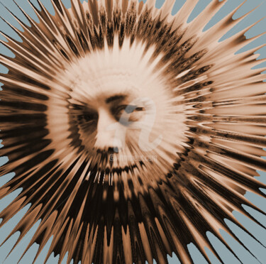 Arts numériques intitulée "Albert Camus" par J.Jokko, Œuvre d'art originale, Peinture numérique