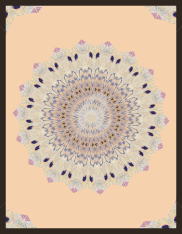 Arts numériques intitulée "Mandala" par J.Jokko, Œuvre d'art originale, Peinture numérique