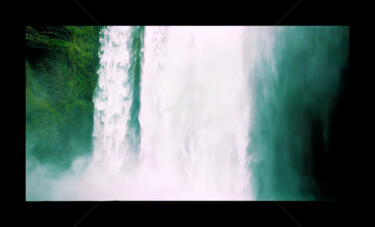 Arts numériques intitulée "chute d'eau" par J.Jokko, Œuvre d'art originale, Peinture numérique