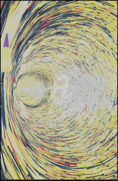 Digitale Kunst mit dem Titel "accélérateur de mots" von J.Jokko, Original-Kunstwerk, Digitale Malerei