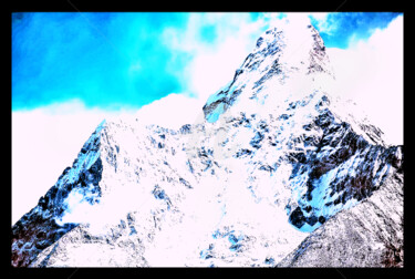 Digital Arts titled "Ama-dablam" by J.Jokko, Original Artwork, Digital Painting