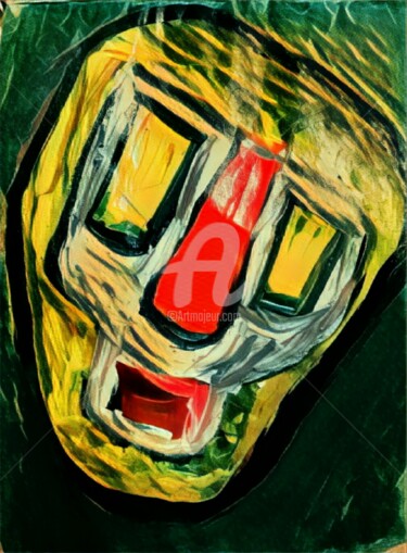 Arts numériques intitulée "The Scream" par J.Jokko, Œuvre d'art originale, Peinture numérique