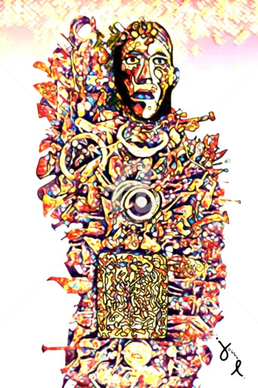 Arts numériques intitulée "Poster culte" par J.Jokko, Œuvre d'art originale, Peinture numérique
